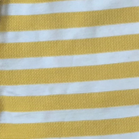 EUC LOFT Yellow White Stripped Sailor Shorts 6 - Picture 3 of 3